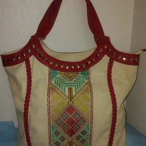 Lionel Indian Print Handbag